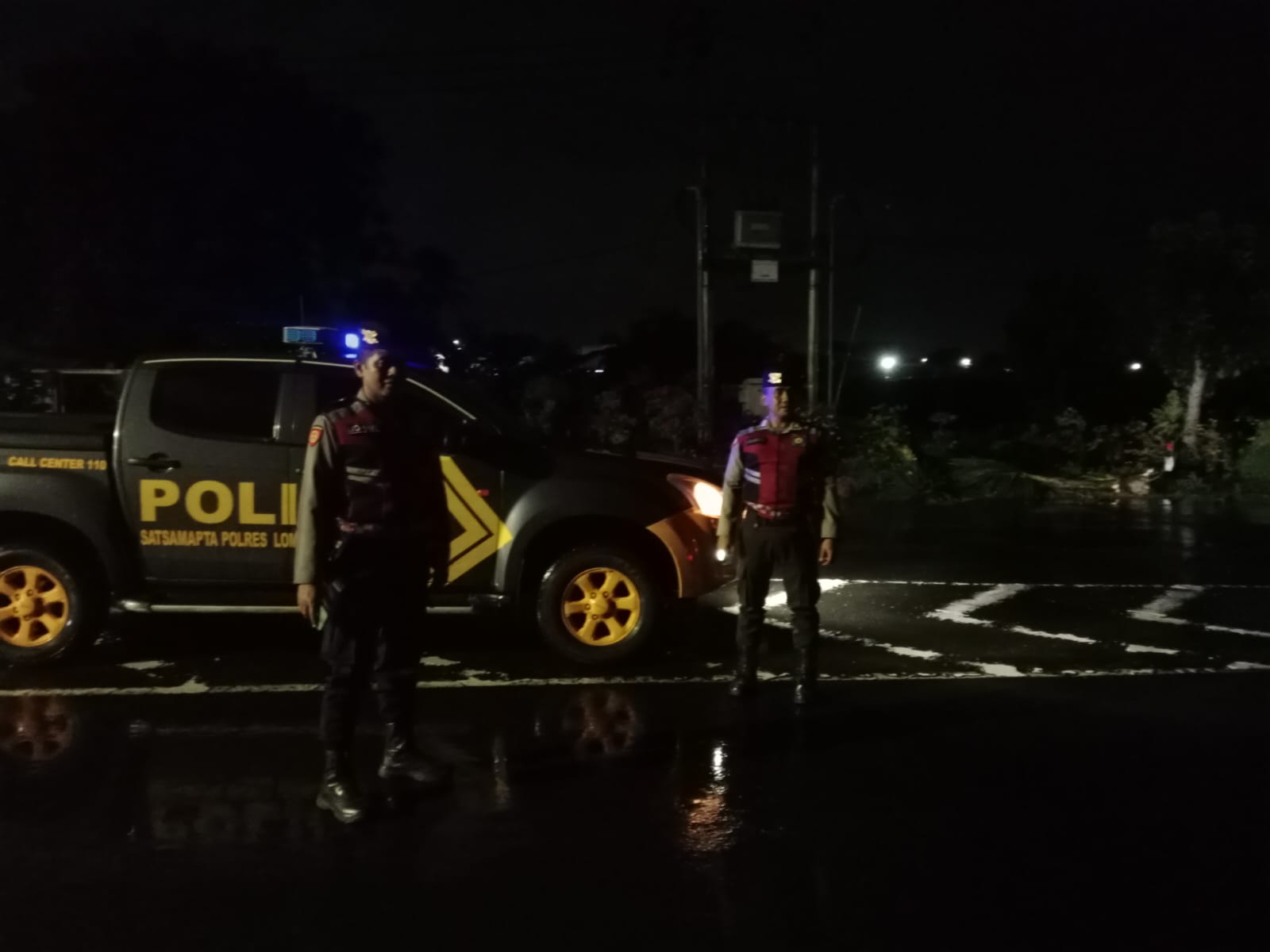 Polres Lombok Barat Intensifkan Patroli Blue Light di Jalur Bypass BIL II, Sasar Pencegahan 3C