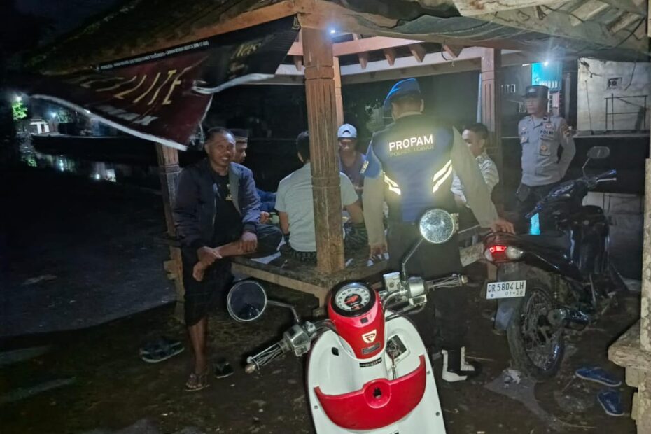 Polsek Kuripan Intensifkan Patroli Malam di Dusun Dasan Geres Pande