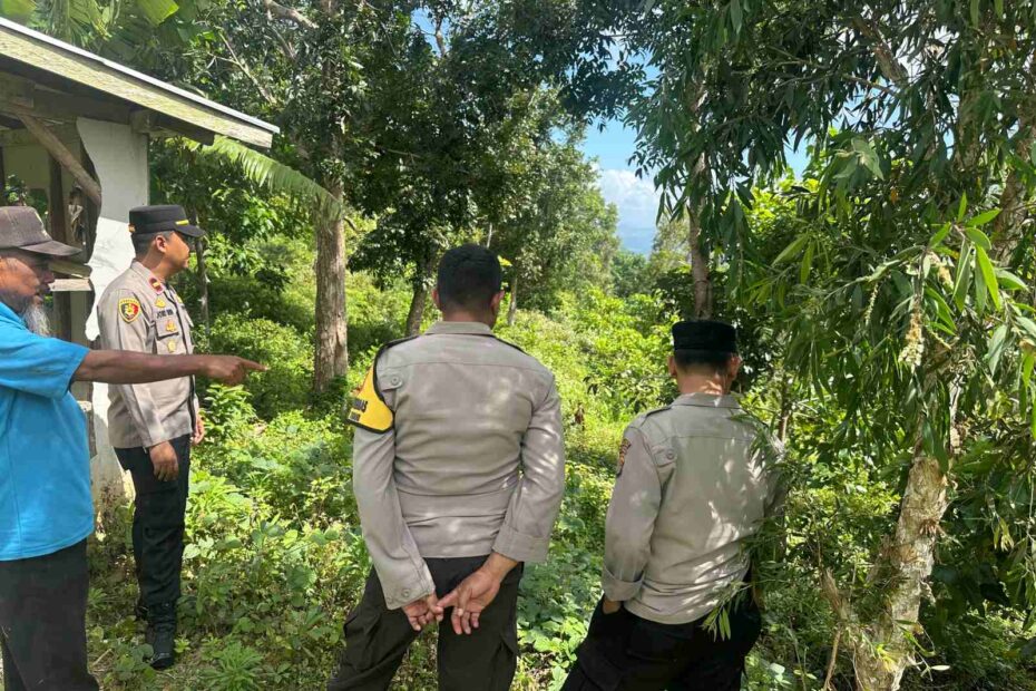 Sinergi Ketahanan Pangan di Lembar, Tinjauan Kapolsek pada HKM
