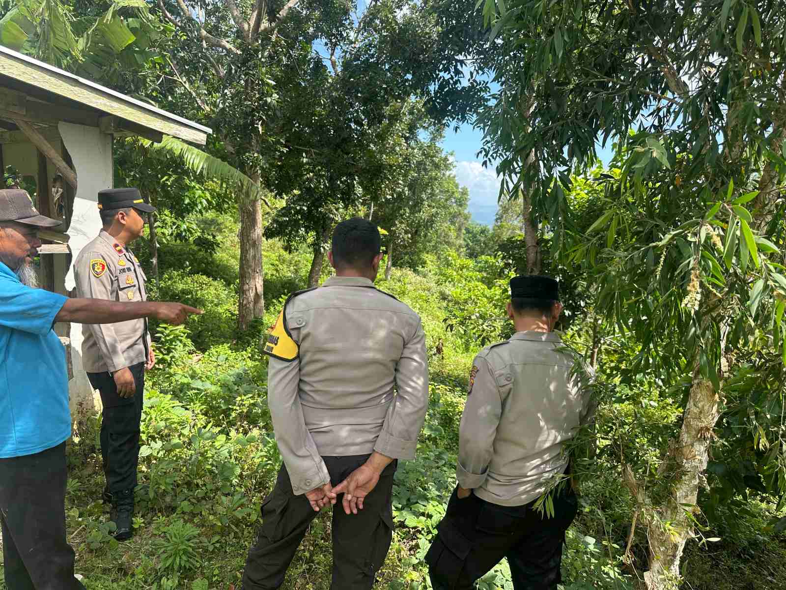 Sinergi Ketahanan Pangan di Lembar, Tinjauan Kapolsek pada HKM