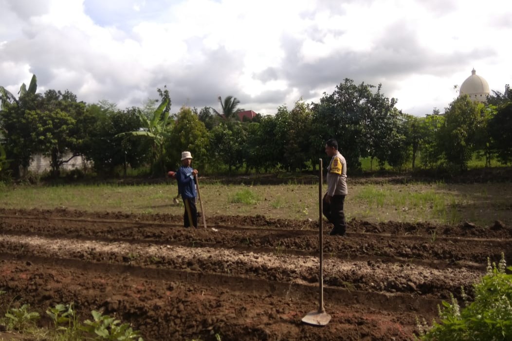 Kolaborasi Polri dan Petani di Kediri Dukung Ketahanan Pangan Nasional