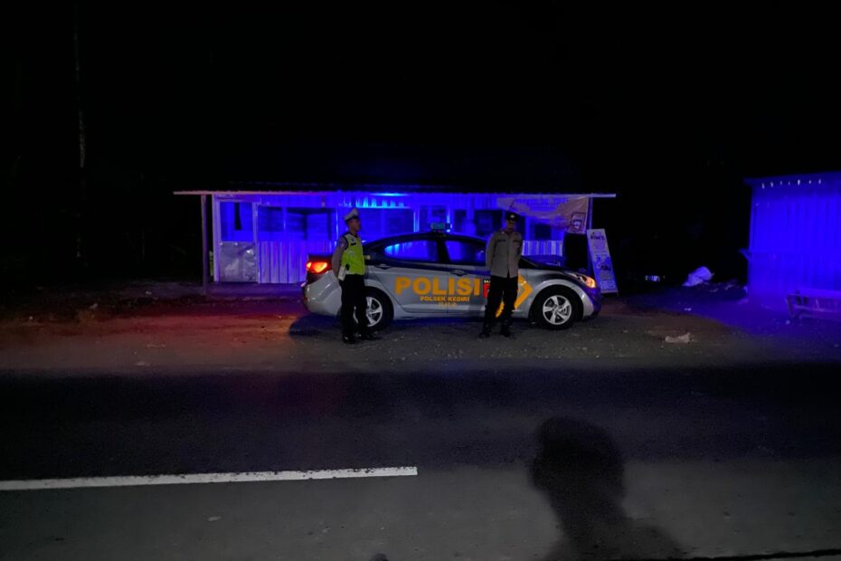 olsek Kediri Intensifkan Patroli Blue Light di Bypass BIL dan Keling, Cegah 3C dan Balap Liar