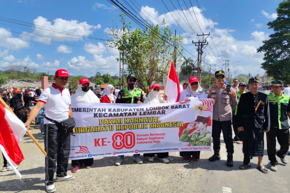 Lembar Rayakan HUT RI ke-80 dengan Pawai Karnaval Meriah dan Tertib