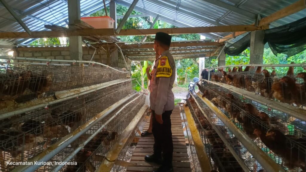 Bhabinkamtibmas Jagaraga Dorong Ketahanan Pangan Warga Kuripan Utara