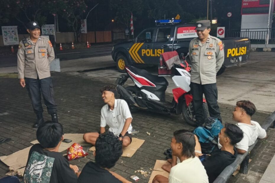 Polsek Batulayar Intensifkan Patroli Malam di Jalan Raya Senggigi hingga Mangsit