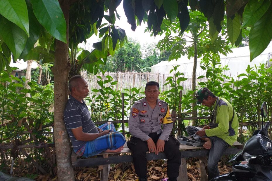 Inisiatif Ketahanan Pangan, Polisi Ajak Petani Desa Jagaraga Optimalkan Lahan Pekarangan
