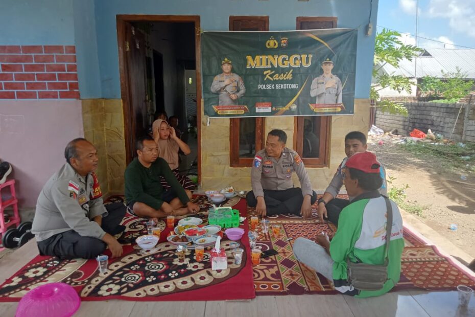 Minggu Kasih Polri di Desa Cendi Manik, Warga dan Polisi Bahas Keamanan Kampung