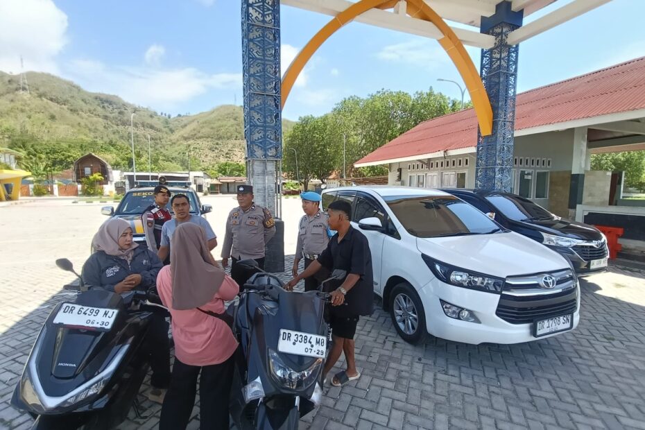 Polisi Sekotong Gencarkan Patroli Wisata, Dermaga Tawun Makin Kondusif