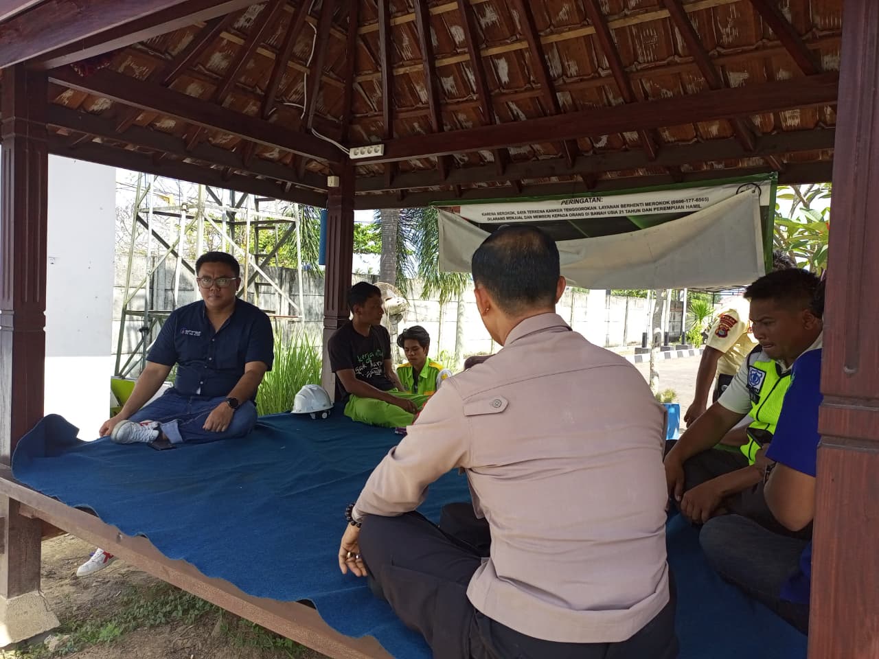 Polres Lombok Barat Gandeng Sopir Truk Lintas Provinsi Jaga Kamtibmas di Pangkalan Lembar