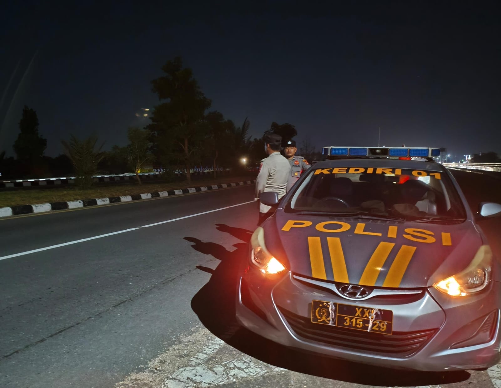 Polsek Kediri Intensifkan Patroli Blue Light, Warga Lombok Barat Makin Aman