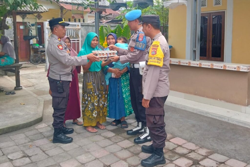 Polsek Kediri Gencarkan Program Telur untuk Tekan Stunting di Lombok Barat