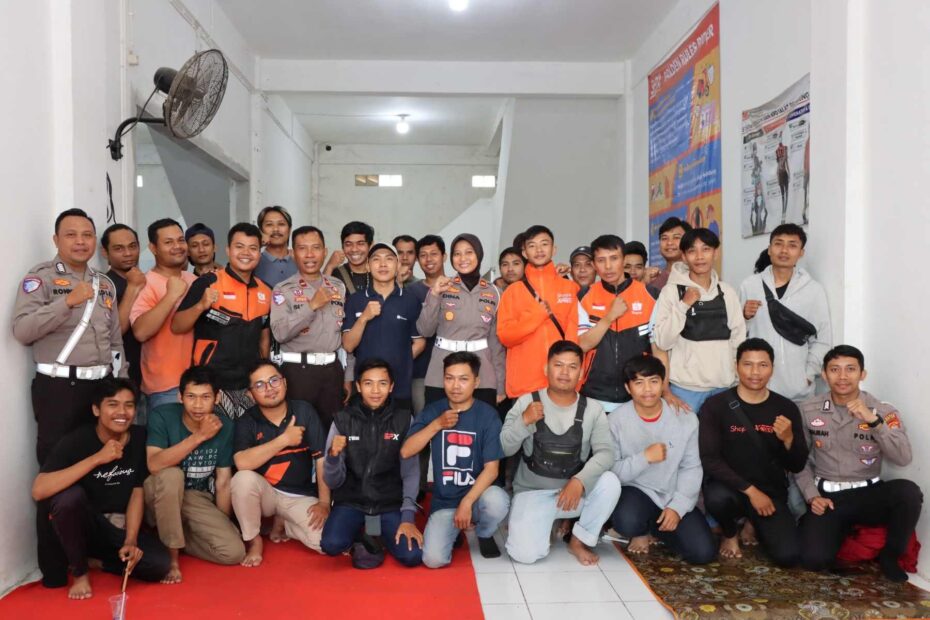 Keselamatan Kurir Shopee Prioritas Satlantas Lombok Barat di Hari Polantas