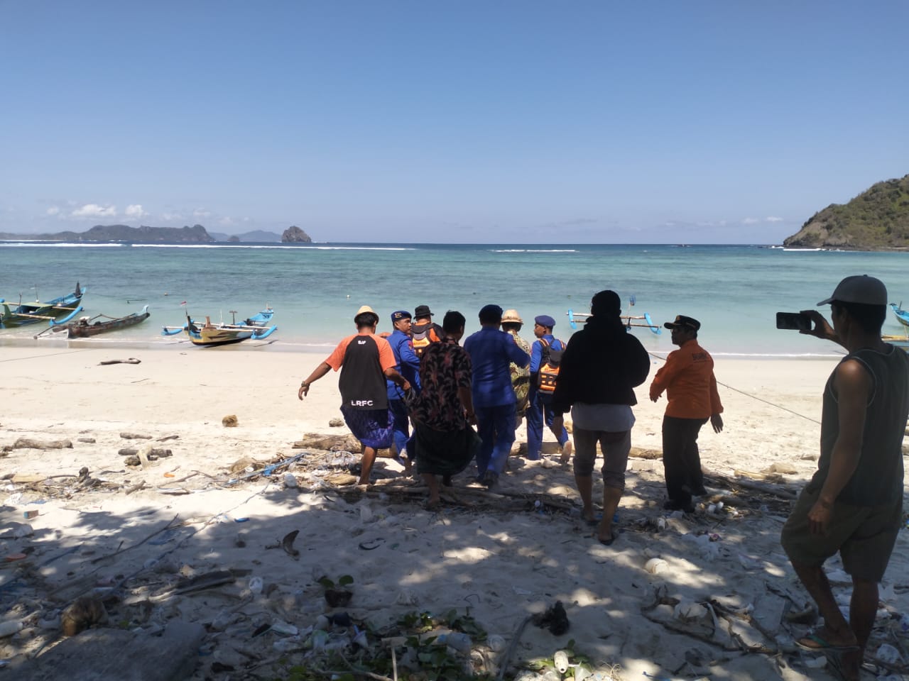 Pemancing Hilang Terseret Ombak di Pantai Panggang Sekotong Ditemukan Meninggal
