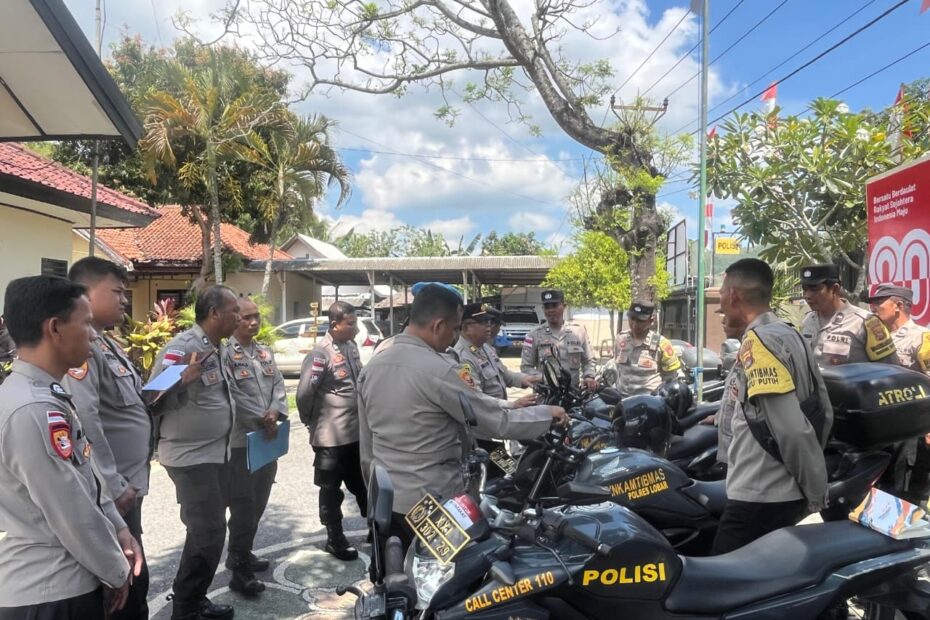 Polres Lombok Barat Tertibkan Inventaris Negara di Polsek Sekotong