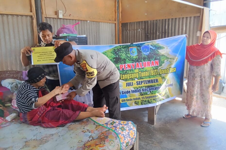 Desa Gili Gede Indah Salurkan BLT Dana Desa Tahap III Rp900 Ribu per KPM