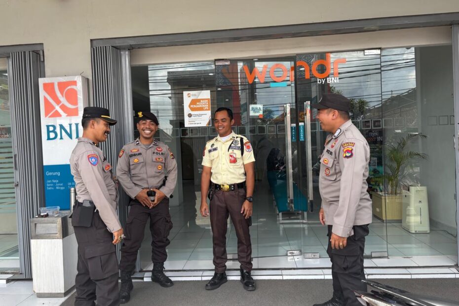 Satpam BNI Gerung Dibekali Polres Lombok Barat Antisipasi Premanisme