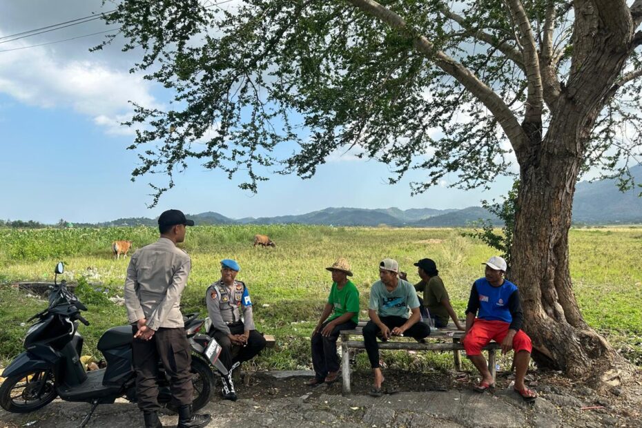 Patroli Dialogis Polsek Kuripan di Giri Sasak, Warga Apresiasi Pendekatan Humanis