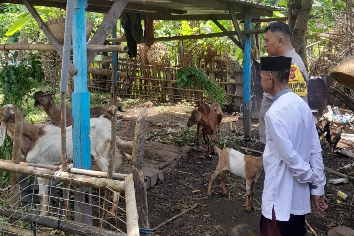 Polsek Batulayar Ajak Warga Mangsit Perkuat Ketahanan Pangan Lokal