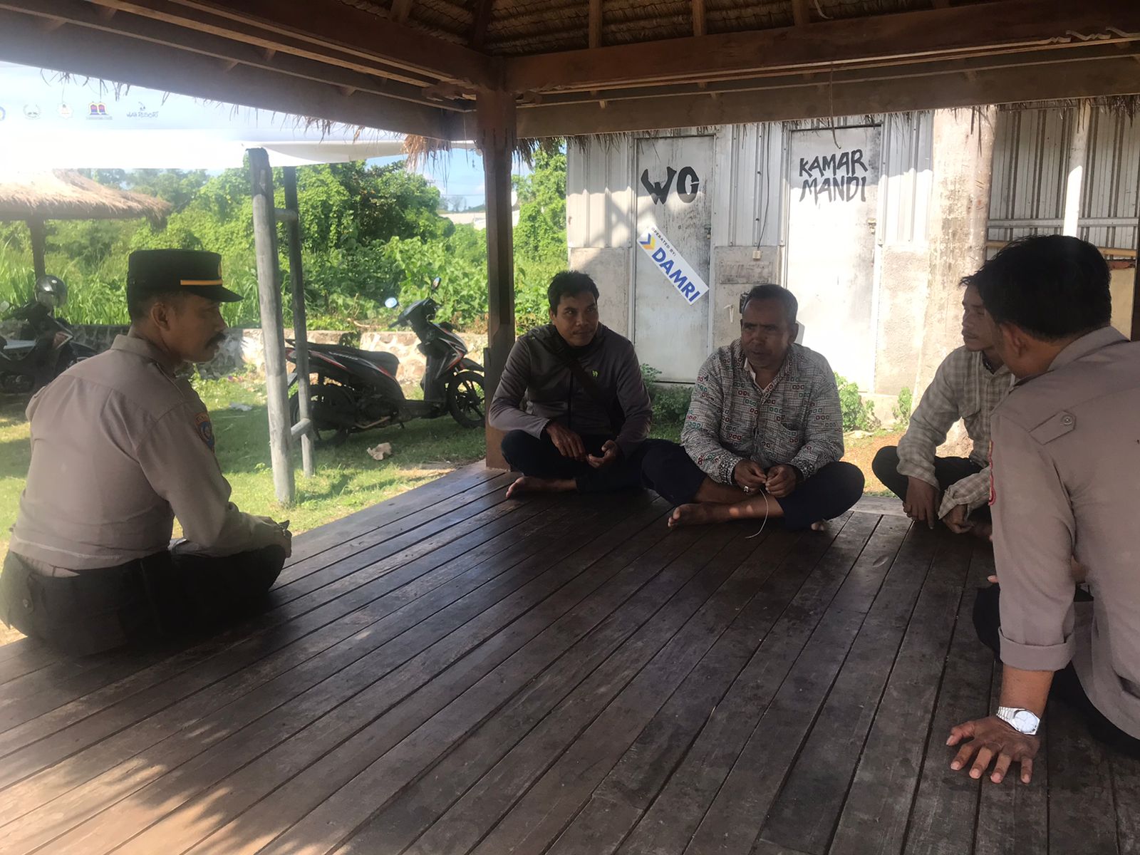 Polres Lombok Barat Libatkan Pemuda Pasar Kuripan Jaga Kamtibmas