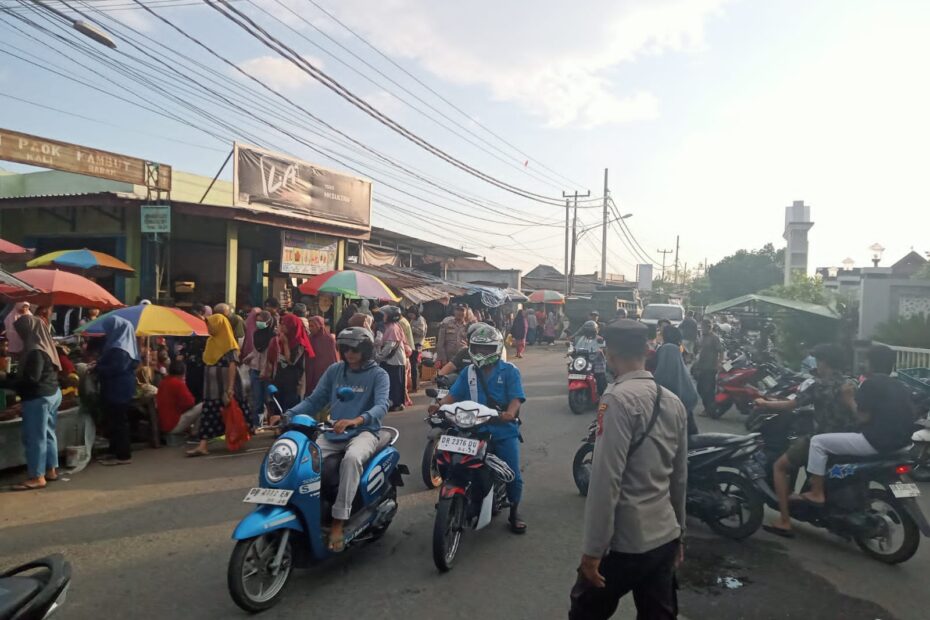 Polsek Lembar Tingkatkan Patroli KRYD di Gudang Bulog Serumbung