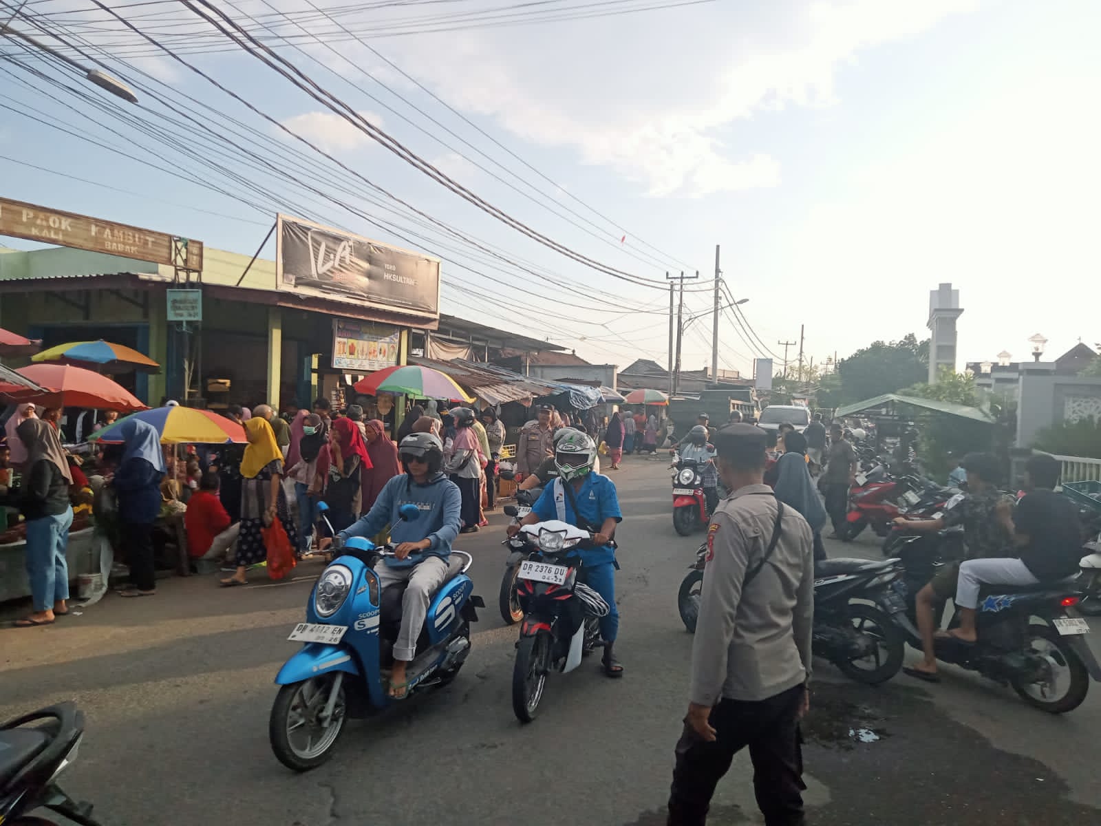 Polsek Lembar Tingkatkan Patroli KRYD di Gudang Bulog Serumbung