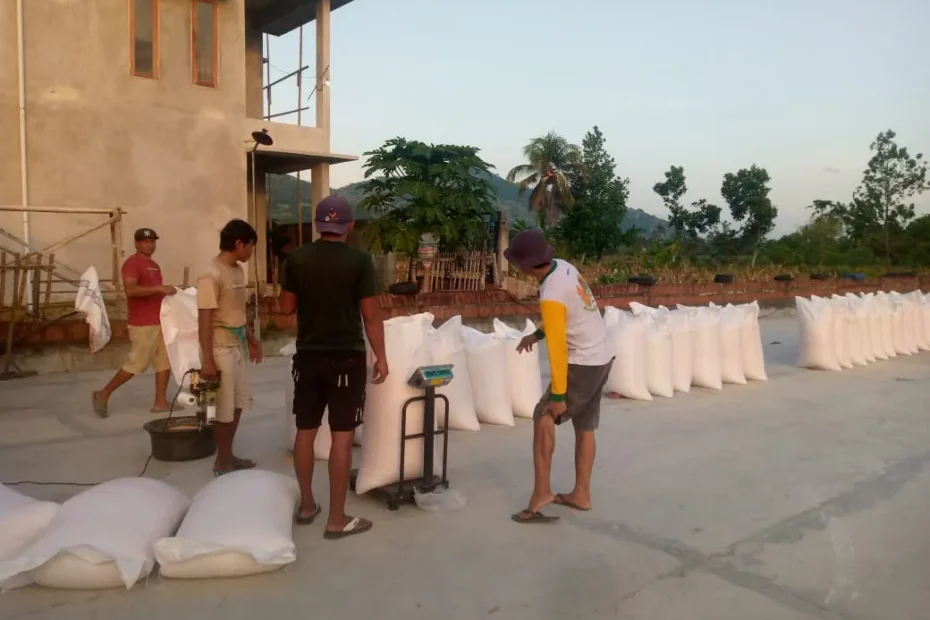 Polsek Kuripan Fasilitasi Penjualan Jagung Petani Jagaraga ke Bulog NTB