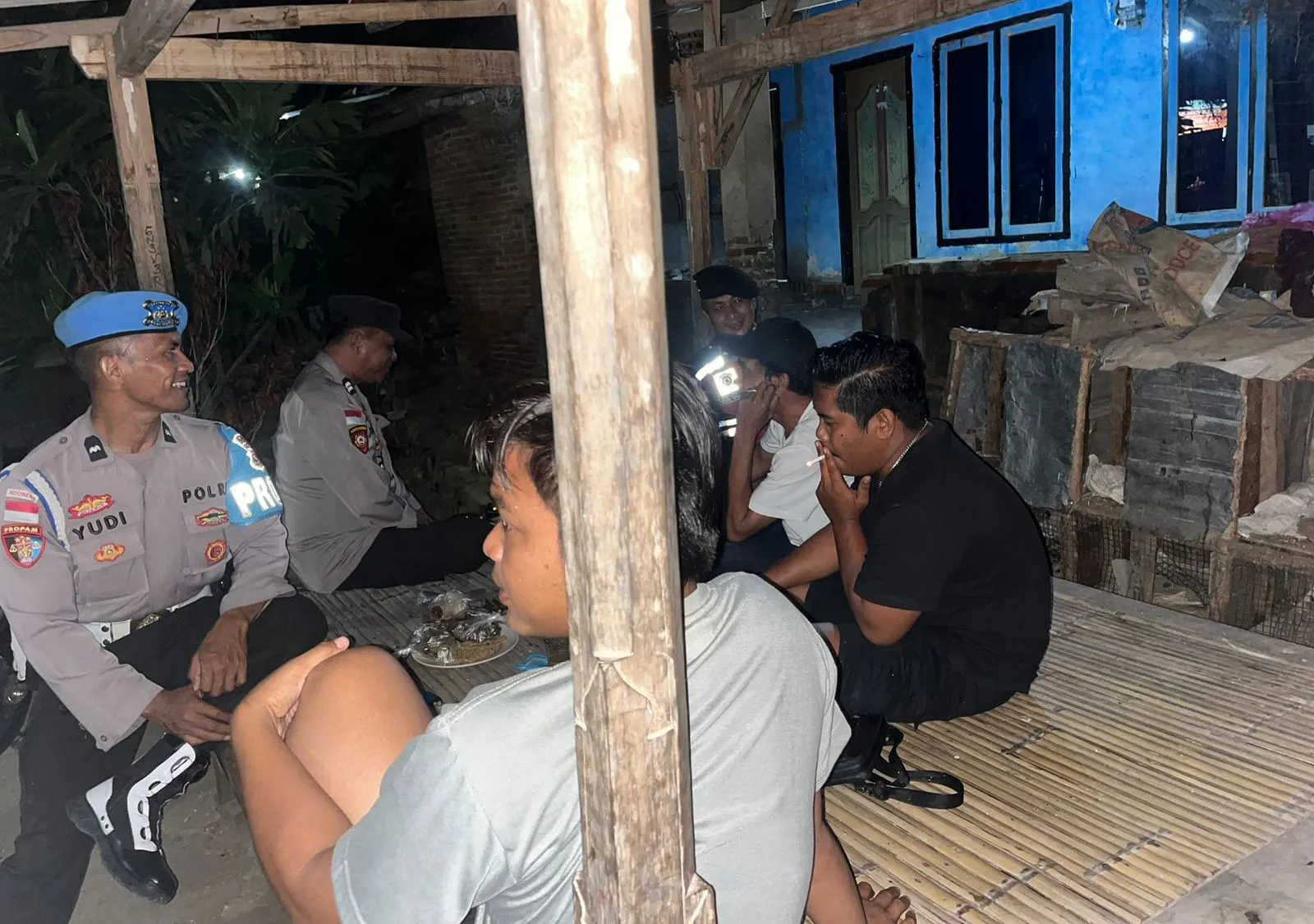 Polsek Sekotong Ajak Warga Batu Kumbu Aktif Jaga Keamanan Lingkungan