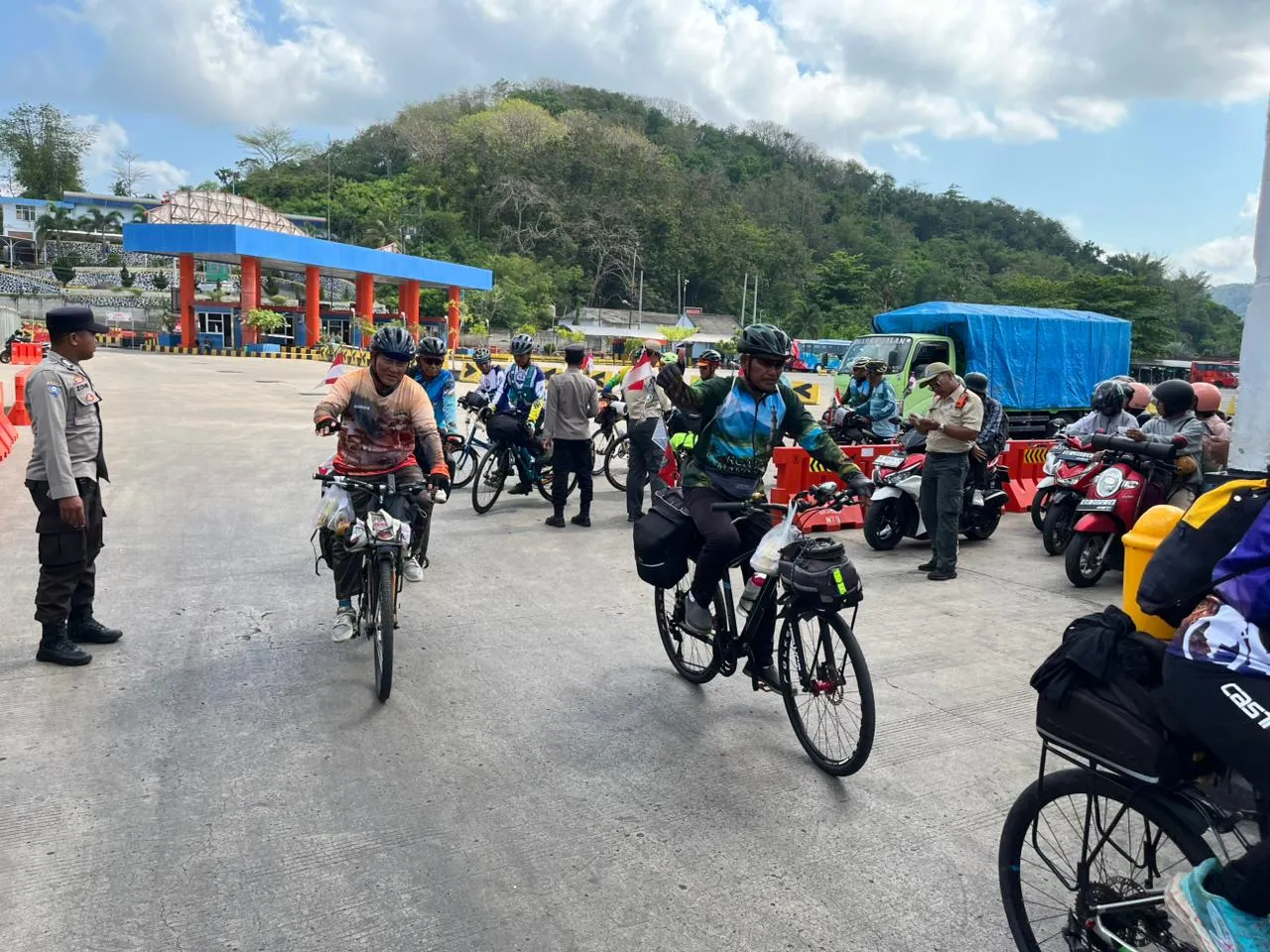 Polsek Kawasan Pelabuhan Lembar Tingkatkan Pengamanan Penyeberangan Lembar–Padangbai