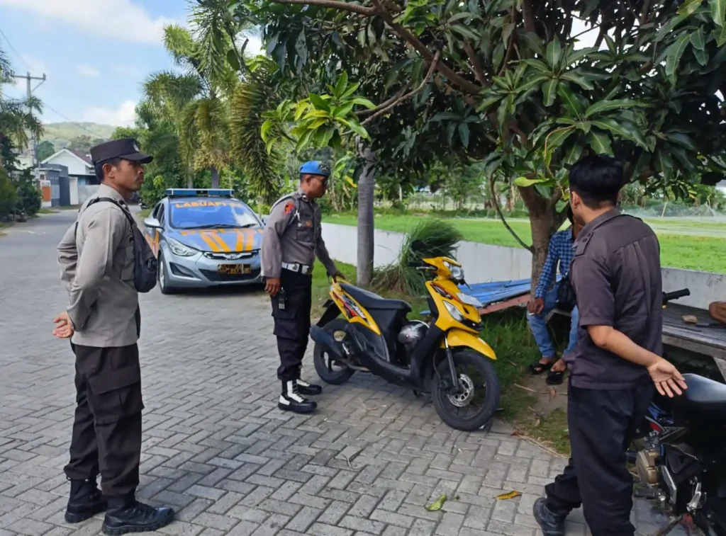 Patroli Siang Polsek Labuapi, Bikin Warga Makin Tenang