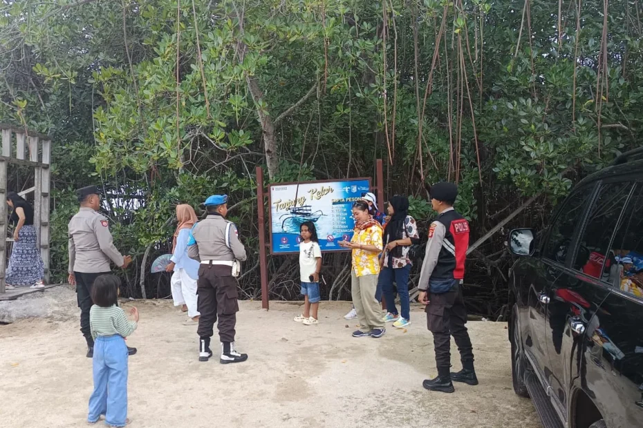 Cegah 3C dan Cuaca Ekstrem, Polsek Sekotong Jaga Kondusivitas Wisata Pesisir