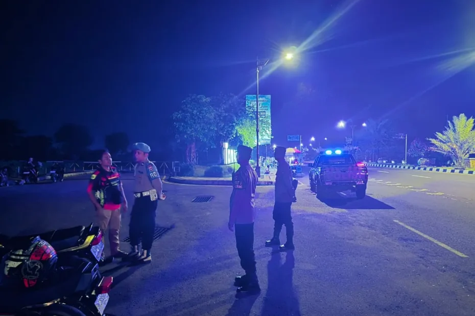 Polsek Gerung Gencarkan Patroli Malam di Jalur Bypass BIL