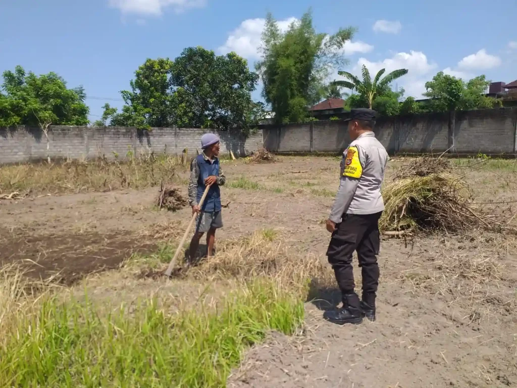Polri Dorong Warga Jagaraga Manfaatkan Lahan Produktif untuk Ketahanan Pangan