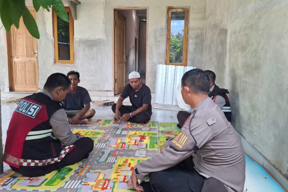 Polsek Sekotong Turun ke Dusun Batu Kumbu, Warga Merasa Aman dan Diperhatikan