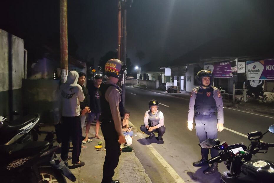 Patroli Blue Light Polres Lombok Barat Redam Aksi Balap Liar di Jalur Bypass