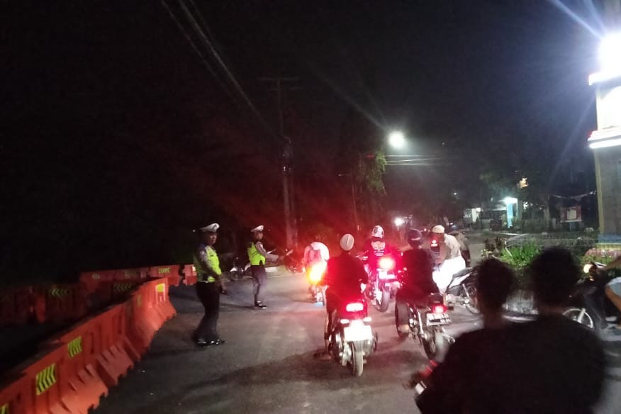 Car Free Night Gerung Berjalan Lancar, Sat Lantas Kawal Ketat Jalur Utama