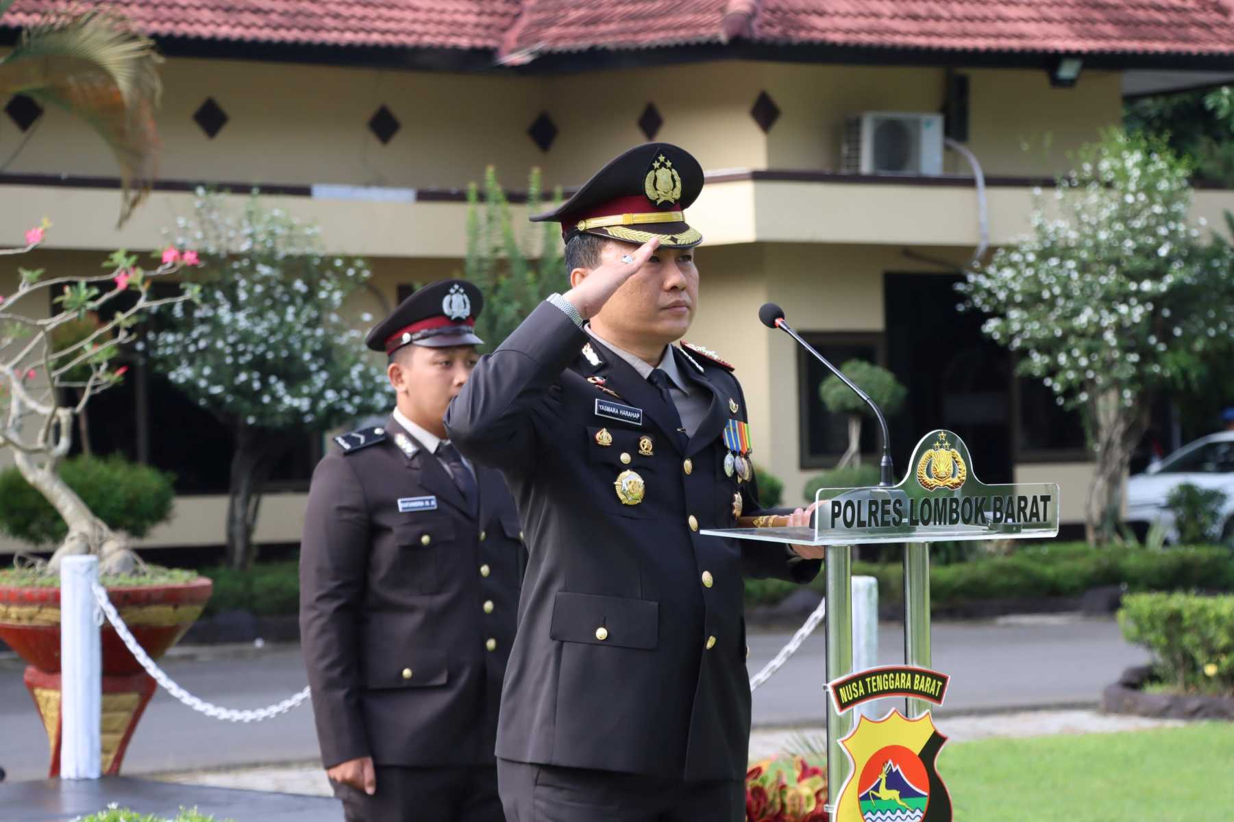Semangat Pahlawan Hidup di Polres Lombok Barat, Refleksi Hari Pahlawan ke-80