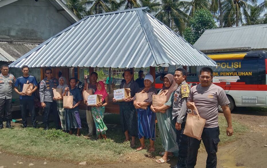 Polres Lombok Barat Gelar Nutrisi Mantap di Madak Belek