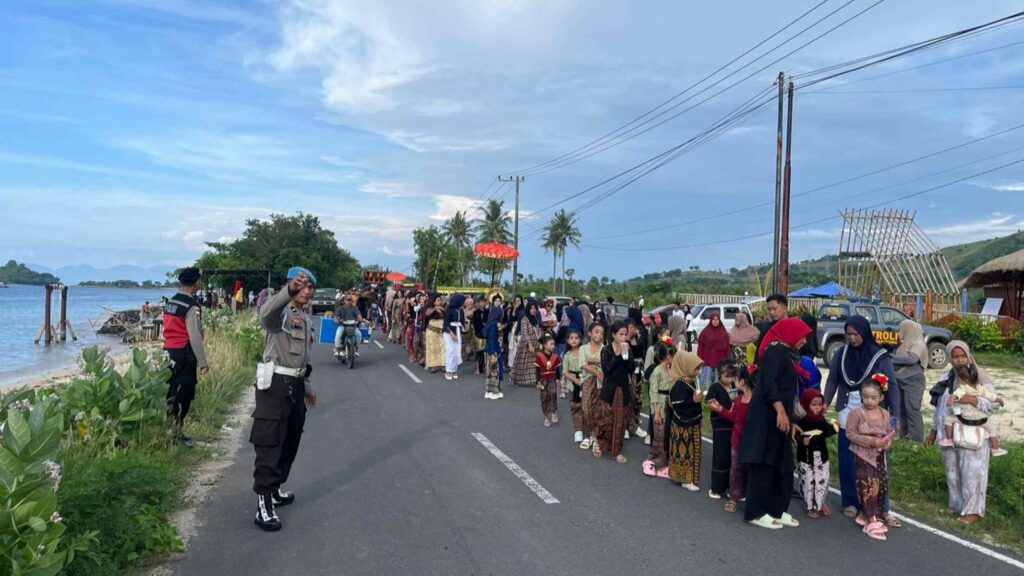 Lalu Lintas Sekotong Kondusif Saat Prosesi Adat Nyongkolan