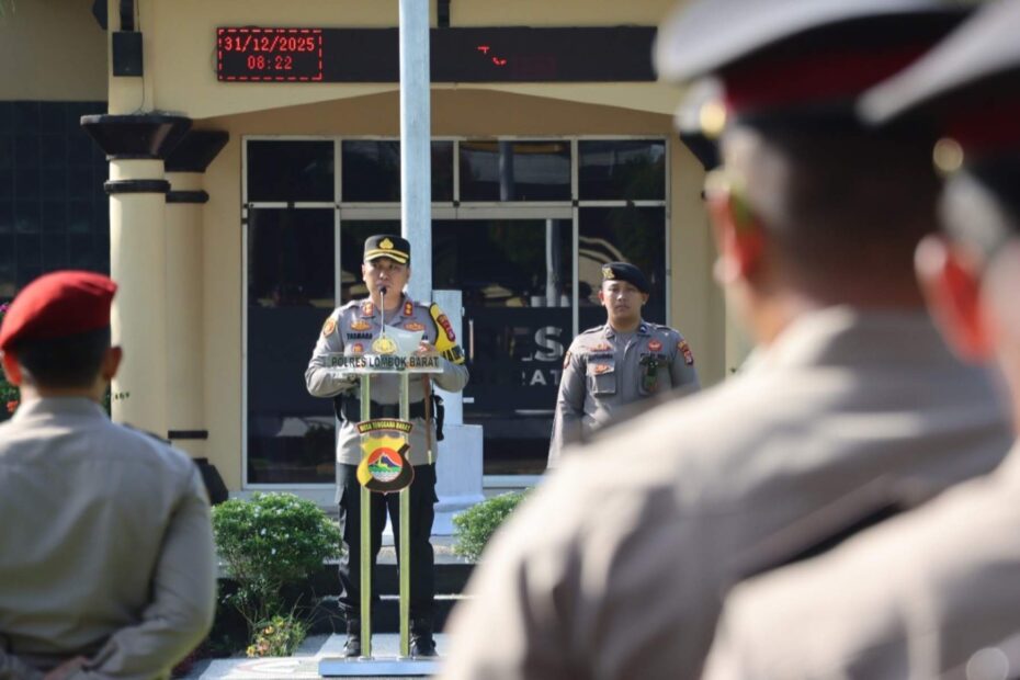 Polres Lombok Barat Gelar Kenaikan Pangkat Personel