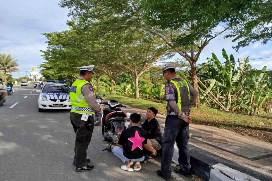Polisi Perketat Pengawasan Jalur Bypass BIL Lombok Barat