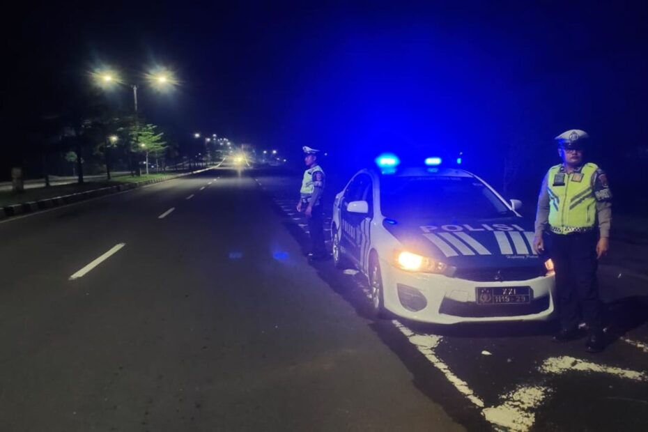 Cegah Balap Liar, Polres Lombok Barat Intensifkan Patroli Malam
