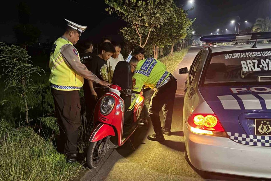 Cegah Balap Liar, Satlantas Polres Lobar Sisir Jalur Bypass BIL 1 & 2