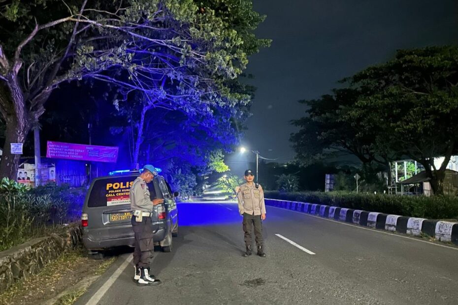 Polsek Kuripan Gelar Patroli KRYD Antisipasi 3C dan Balap Liar
