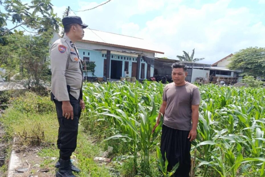 Polres Lobar Edukasi Warga Manfaatkan Lahan Pekarangan